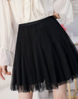 New Fashion Mini Tulle Cute Skirts Womens Black Short Skirt Elegant Ladies Girls