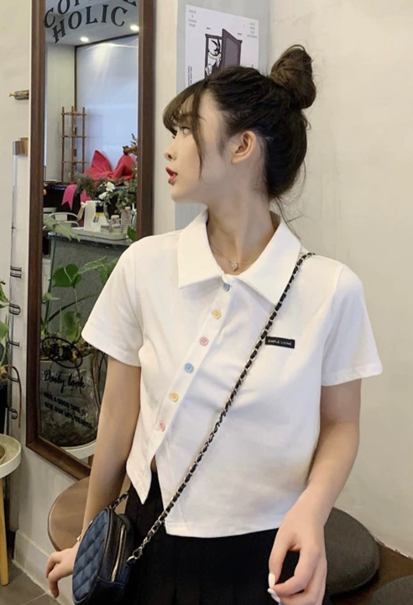 https://www.essel.com.co › products › cotton-t-shirt-2024-summer-polo-short-sleeve-crop-tops-girls