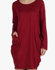 https://www.essel.com.co › products › long-sleeve-midi-tshirt-dress-with-pockets