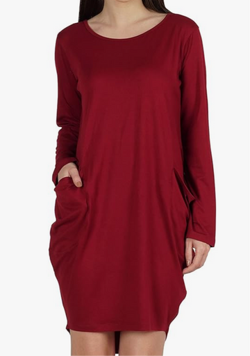 https://www.essel.com.co › products › long-sleeve-midi-tshirt-dress-with-pockets