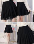 New Fashion Mini Tulle Cute Skirts Womens Black Short Skirt Elegant Ladies Girls