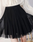 New Fashion Mini Tulle Cute Skirts Womens Black Short Skirt Elegant Ladies Girls