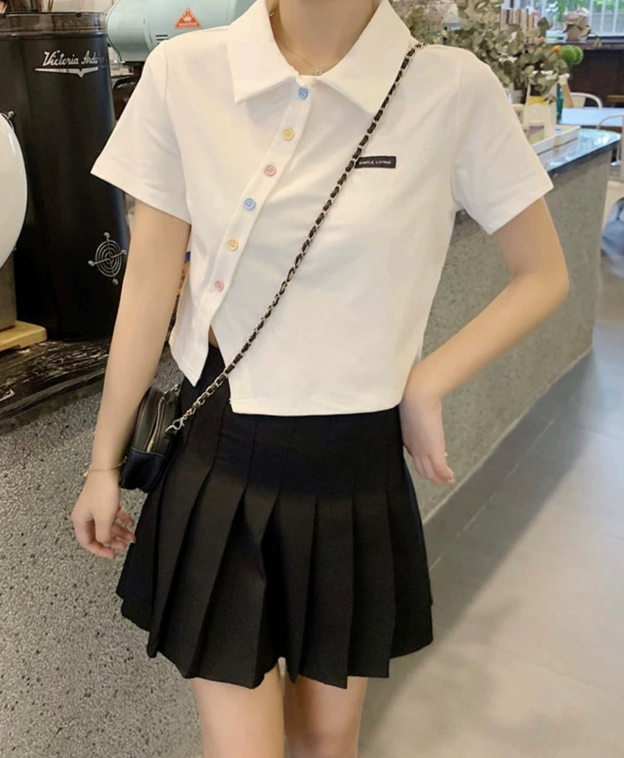 https://www.essel.com.co › products › cotton-t-shirt-2024-summer-polo-short-sleeve-crop-tops-girls