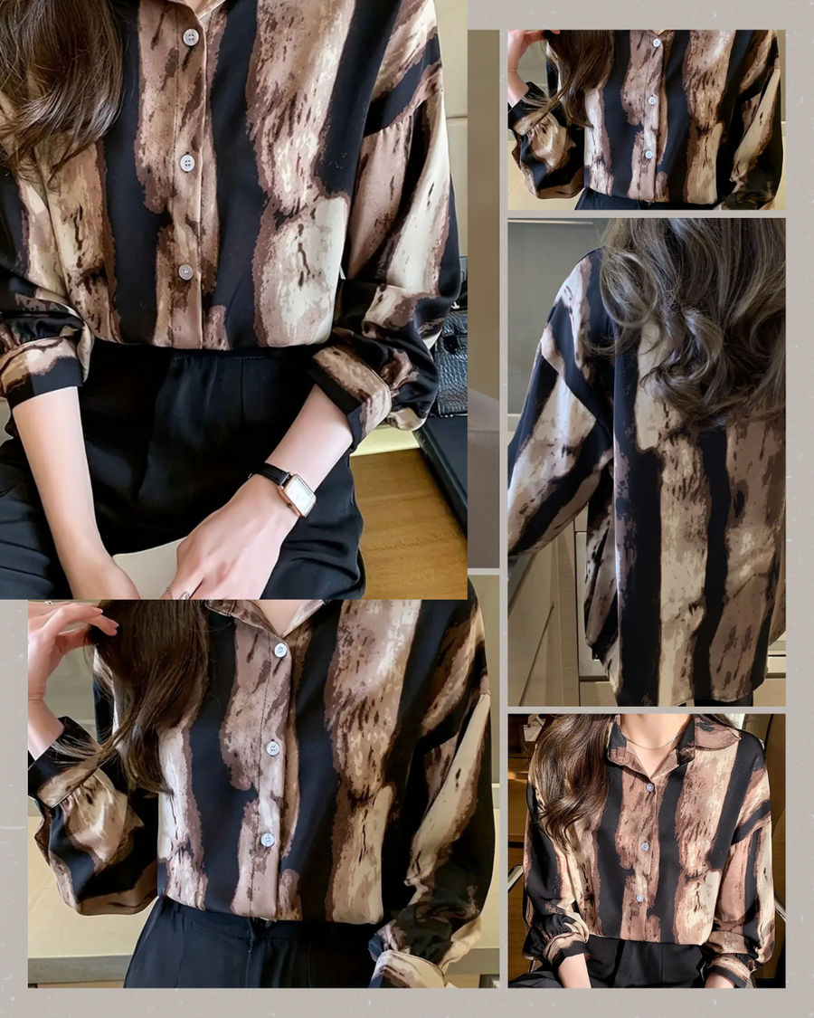 https://www.essel.com.co › products › graphic-print-button-front-shirt-casual-long-sleeve-shirt-for-spring-womens-clothing