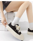 New White Shoes for Women Summer Women's Shoes Niche Casual Board Shoes Versatile Student Canvas Shoes Instagram Trendy