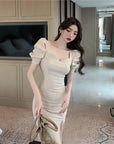 Dress For Women Fashionable Slimming Design