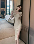 Dress For Women Fashionable Slimming Design