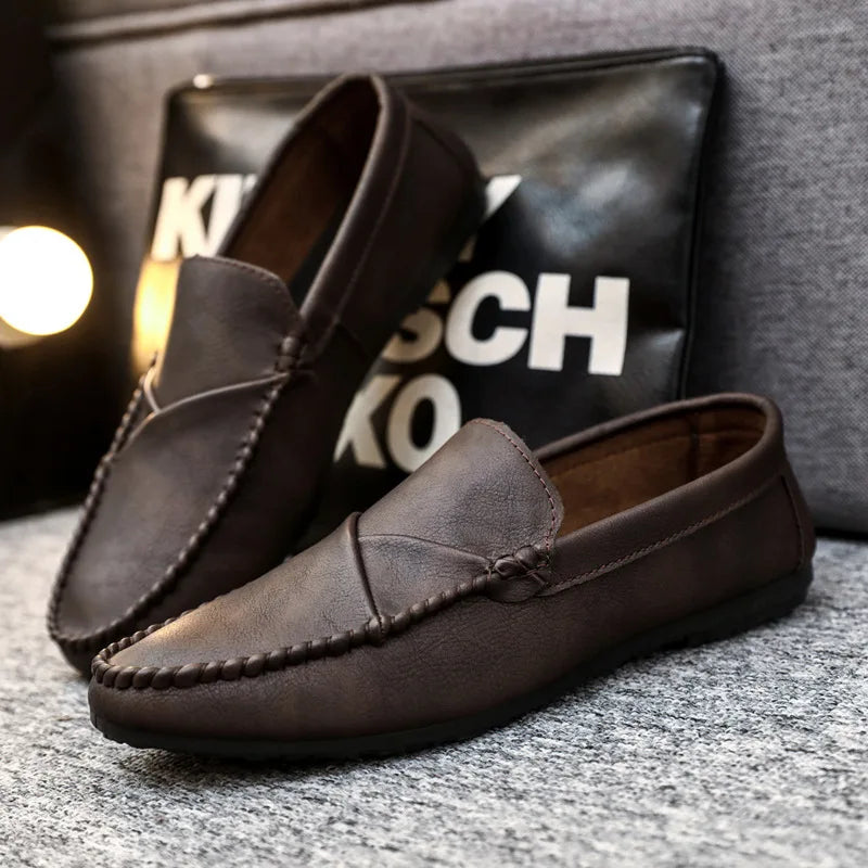 Men Shoes Loafers Casual Shoes Handmade Moccasins Men Comfortable Driving Shoes Sneakers Male Designer Design Footwear