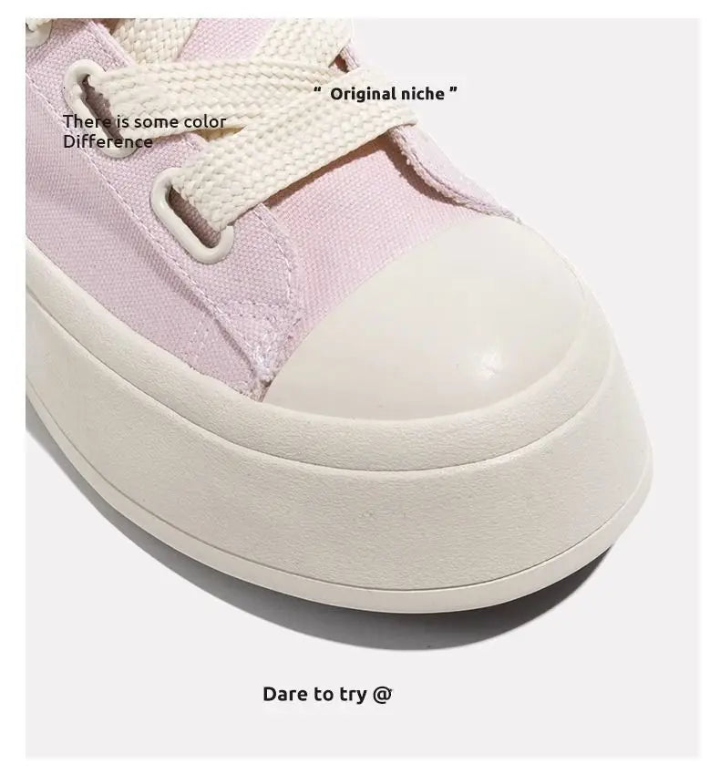 New White Shoes for Women Summer Women's Shoes Niche Casual Board Shoes Versatile Student Canvas Shoes Instagram Trendy