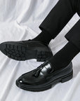 Men's High Quality Leather Slip-on Formal Oxfords Footwear Loafers