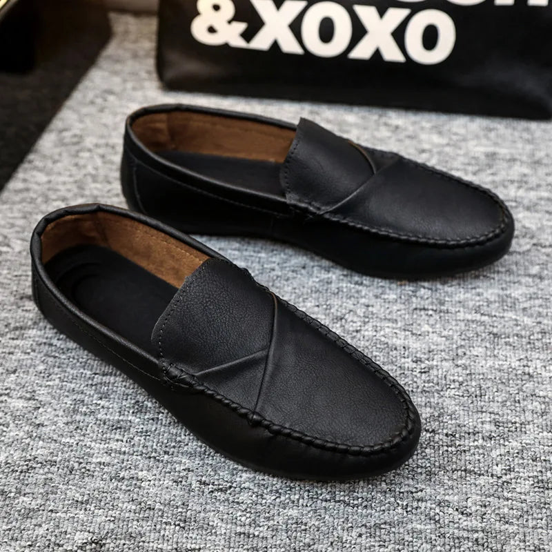 Men Shoes Loafers Casual Shoes Handmade Moccasins Men Comfortable Driving Shoes Sneakers Male Designer Design Footwear