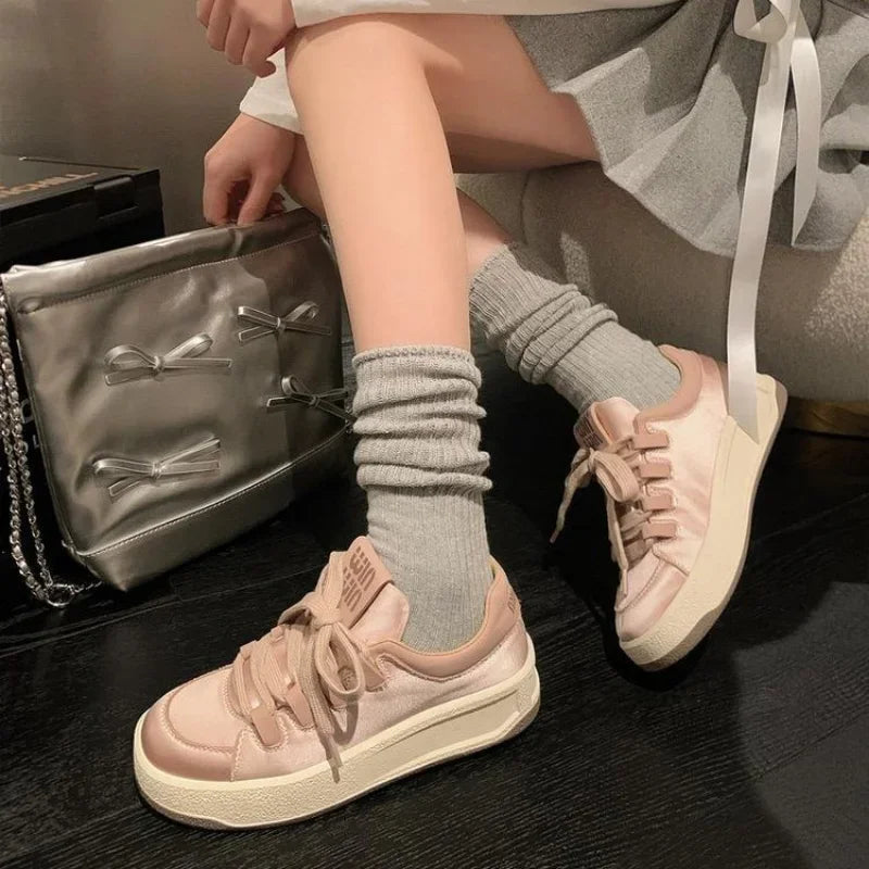 Women Shoes Summer Leisure Sports Woman Online Celebrity Increased Thick Bottom Original Sneakers Casual Shoes Zapatillas