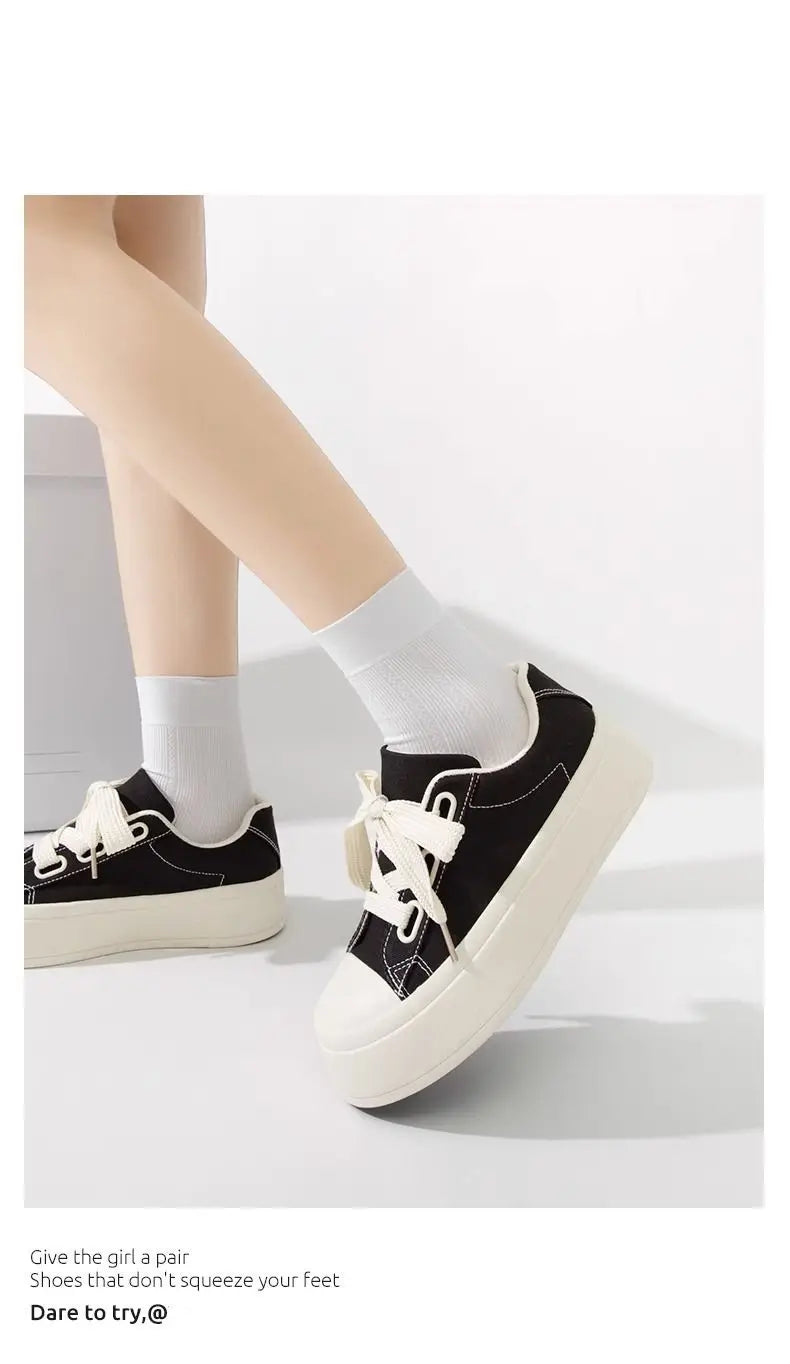 New White Shoes for Women Summer Women's Shoes Niche Casual Board Shoes Versatile Student Canvas Shoes Instagram Trendy