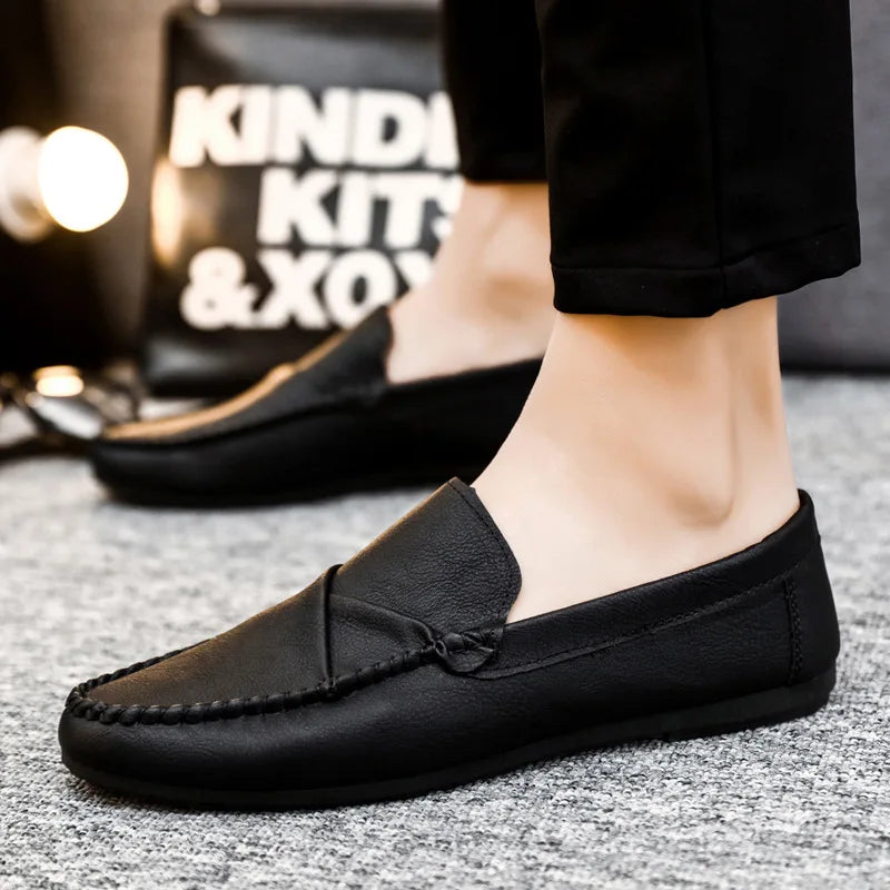 Men Shoes Loafers Casual Shoes Handmade Moccasins Men Comfortable Driving Shoes Sneakers Male Designer Design Footwear