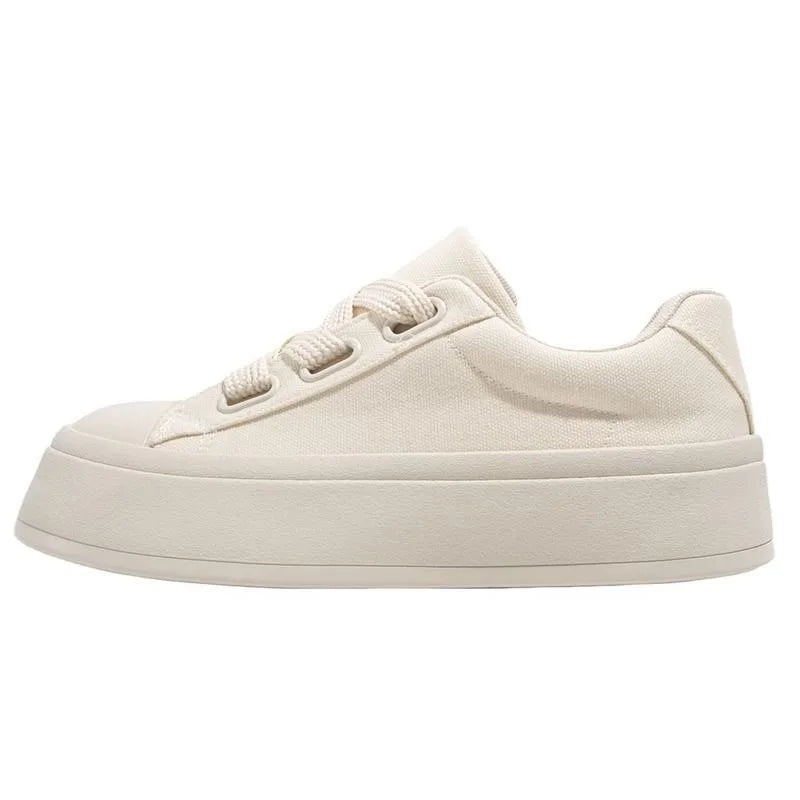 New White Shoes for Women Summer Women's Shoes Niche Casual Board Shoes Versatile Student Canvas Shoes Instagram Trendy