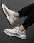 New Genuine Leather Casual Elevator Sport Shoes Increasing Height Comfortable Breathable Elevated Sneakers for Fashion Men Daily