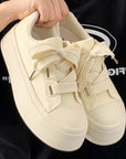 New White Shoes for Women Summer Women's Shoes Niche Casual Board Shoes Versatile Student Canvas Shoes Instagram Trendy