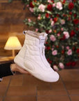 Retro Waterproof Snow Boots Winter New Soft Sole Vulcanized Cotton Shoes with Plush Insulation High Top Women's Shoes Traf