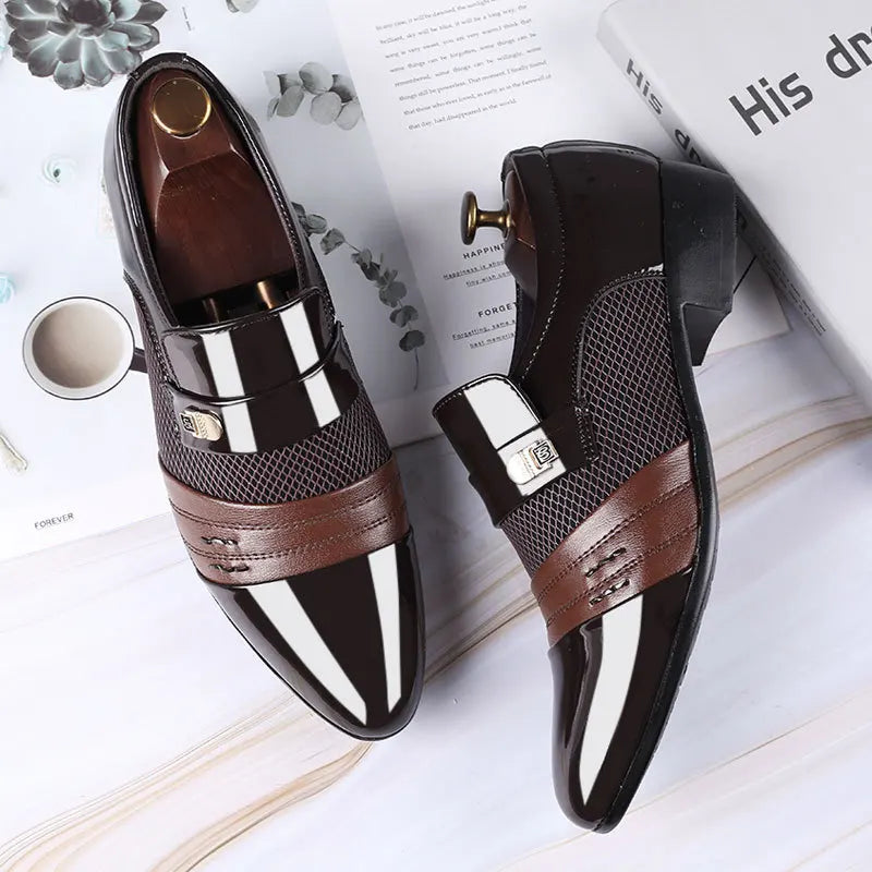 Men's Dress Shoes Classic Office Business Casual Shoes Fashion Zapatos