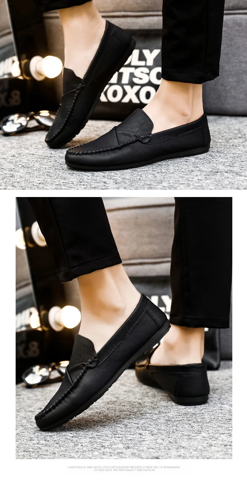 Men Shoes Loafers Casual Shoes Handmade Moccasins Men Comfortable Driving Shoes Sneakers Male Designer Design Footwear