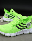 Sneakers New Mesh Breathable White Running Platform Shoes